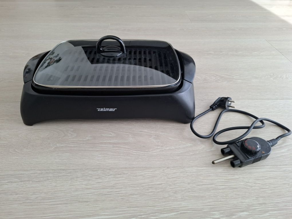 Grill elektryczny Zelmer, czarny