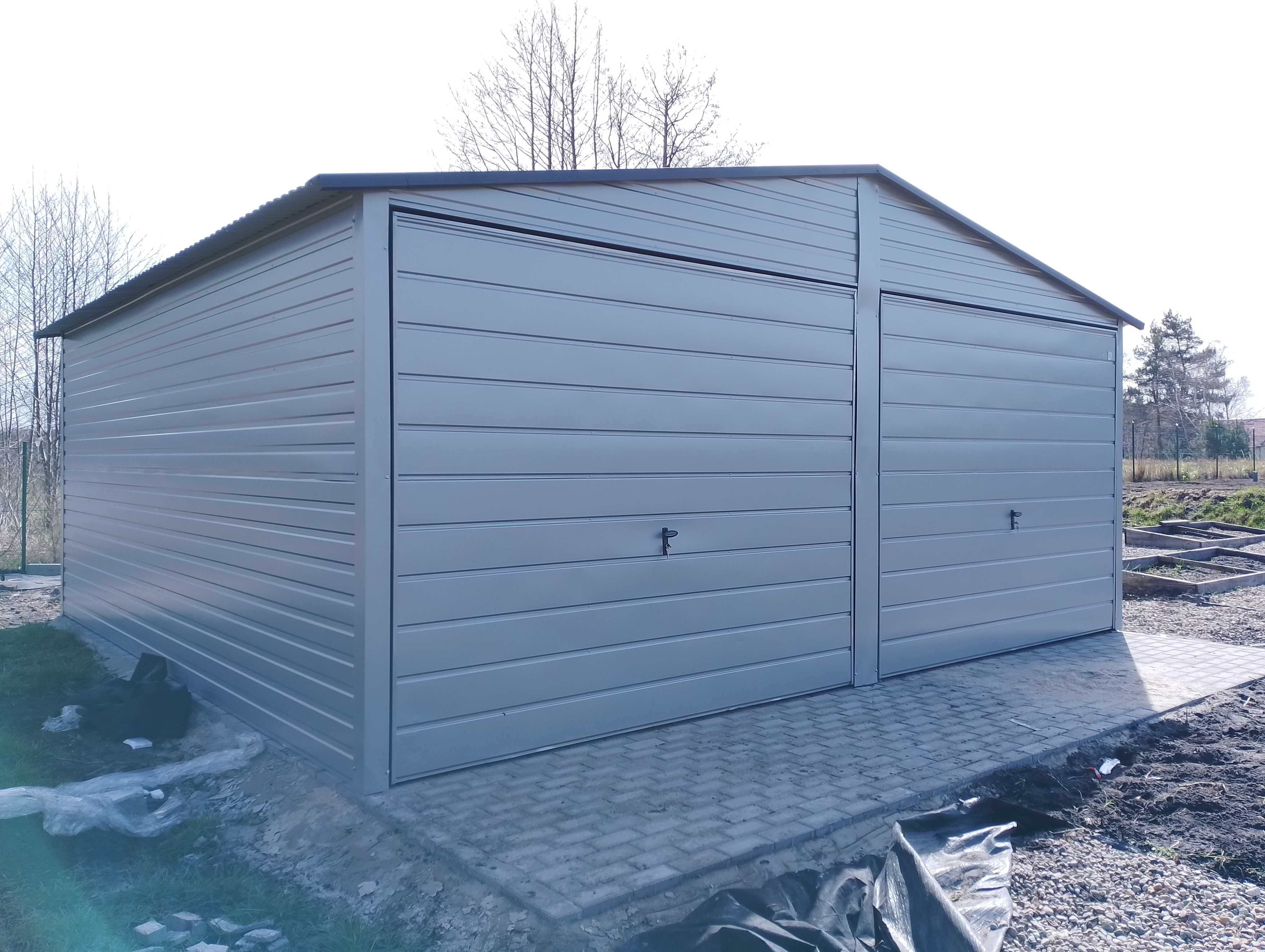 Garaż 6x5 Dowolny kolor Ral  Panel Poziomy PROMOCJA Profil ocynk