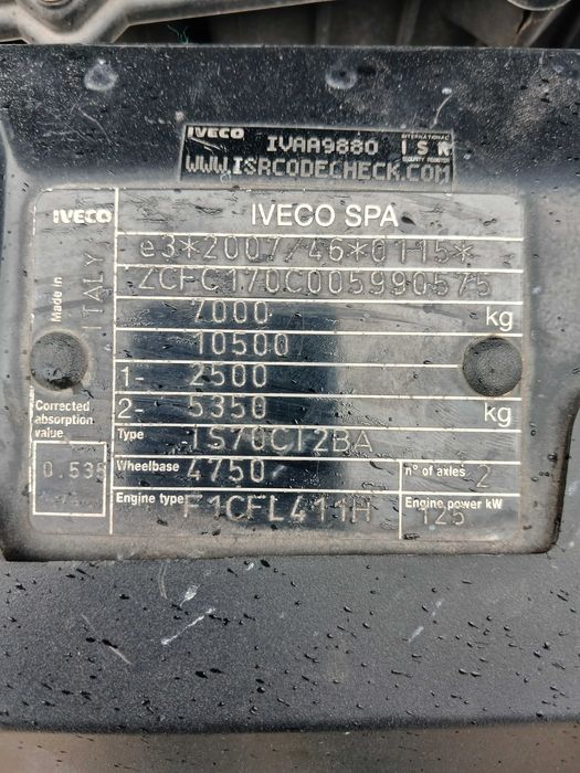 Iveco Daily 70-170 ano 2014