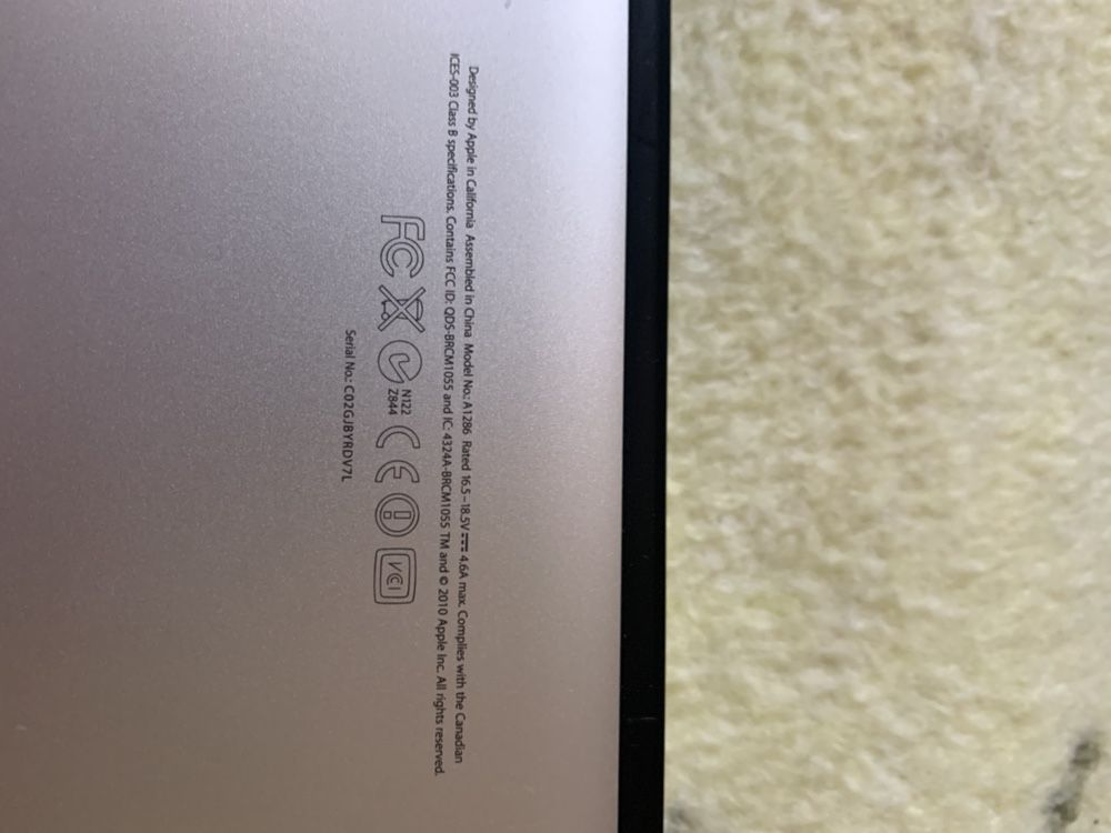 Продам MacBook Pro мак бук a1286