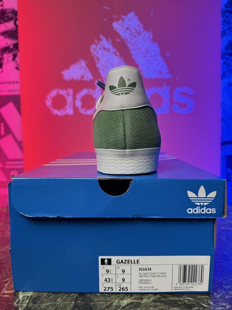 100% ОРИГІНАЛ! Adidas Gazelle 43 1/3 розмір US9,5
