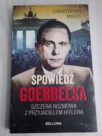 Książka pt. ,,Spowiedź Goebbelsa''