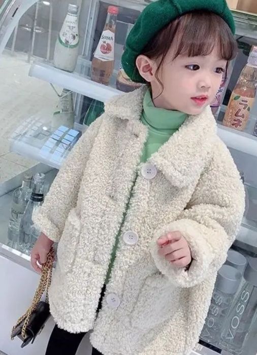 Купточка шубка для дівчинки 100 см