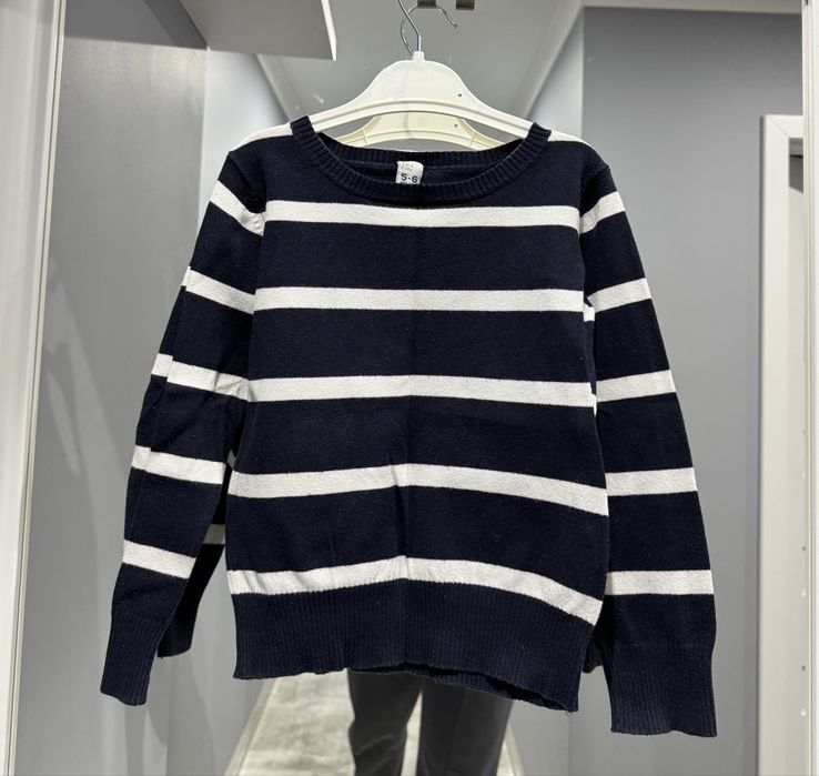 Sweter w paski sweterek zara kids 116 paski