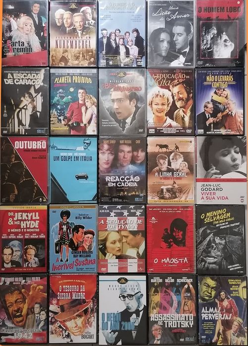 Lote 202 DVD's originais (LOTE 39)