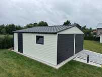Garaż blaszany 6x6 6x5,8 profil zamkniety ocynkowany