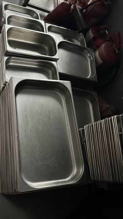 Продам гастроємності GN — з нержавійки, від 20 до 200 мм, до 200 шт