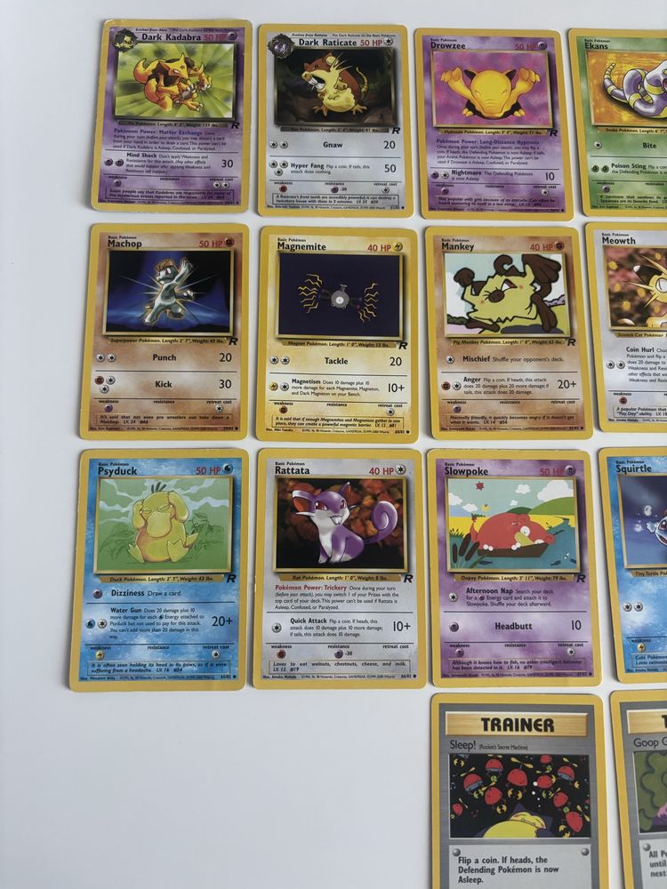 Cartas Pokemon Team Rocket