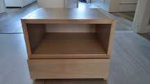 Szafka nocna jasne drewno x2