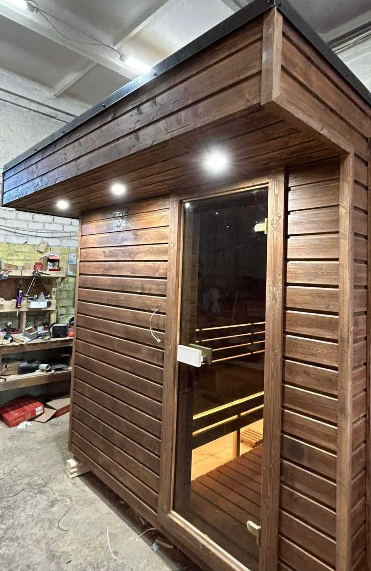 Sauna Ogrodowa 300 cm Spa Balia Jacuzzi Spa Basen Led