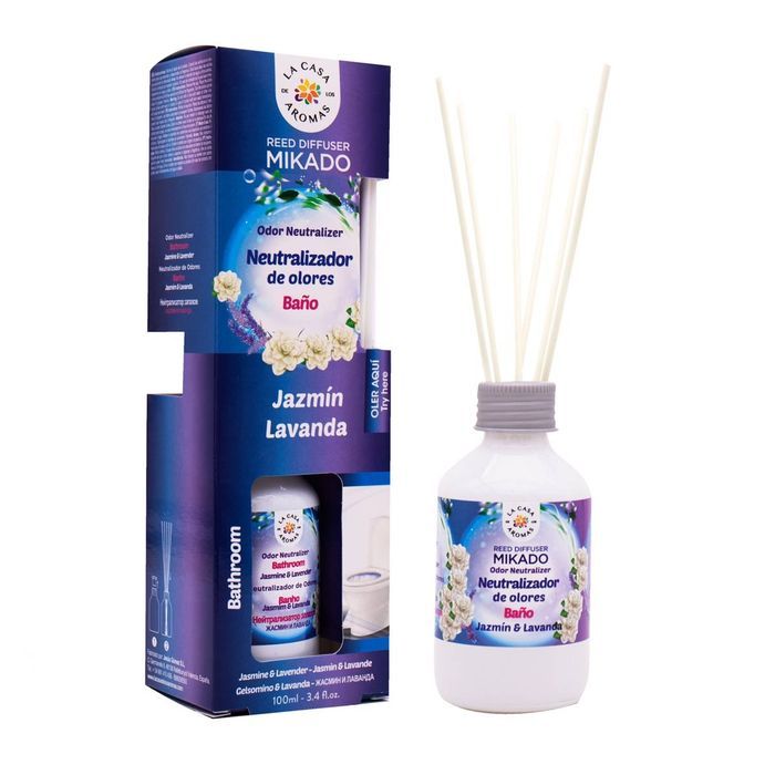 La Casa de los Aromas S patyczki zapachowe Jaśmin i Lawenda 100ml