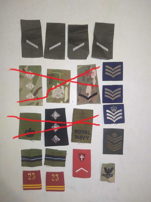 Погоны армий разных стран.