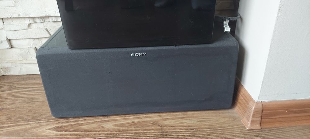 Wieża sony CD VHS KASETY kolumny subwoofer