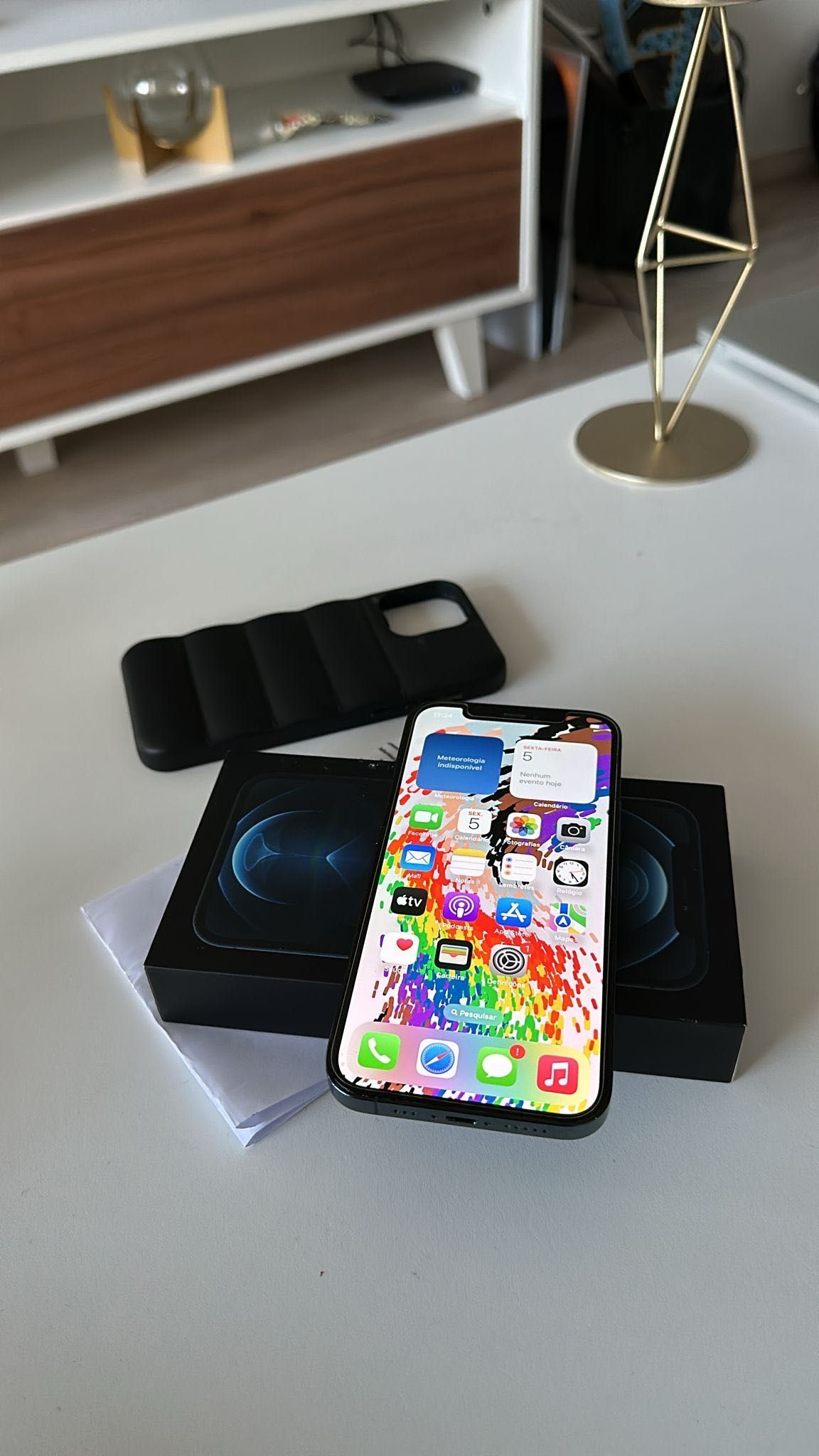 Vendo iPhone 12 Pro Max 128Gb Livre Azul Fatura de Compra