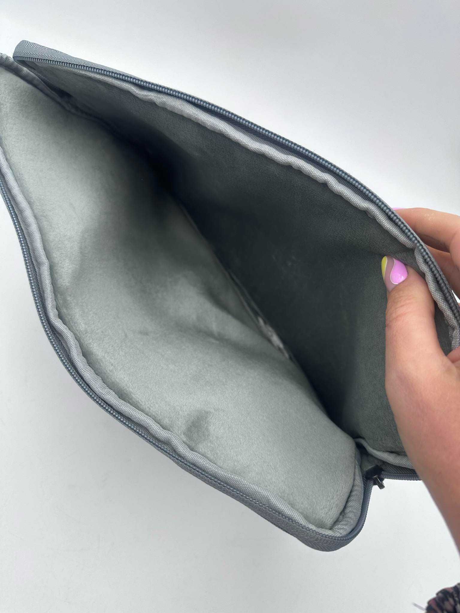 Etui Torba na laptopa notebooka do 13,3 cala Hseok Szara na zamek NOWA