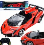 Samochód sportowy szybki auto na PILOT zestaw czerwony sportowy