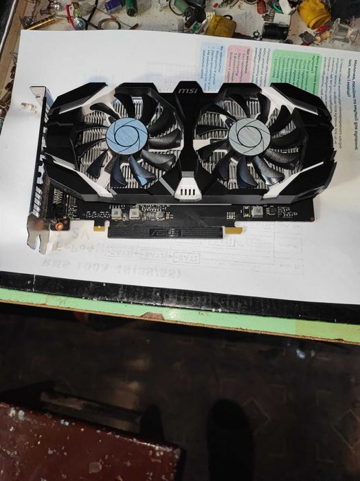 Відеокарта MSI GTX 1050 TI 4GB OCV1. Повністю робоча.