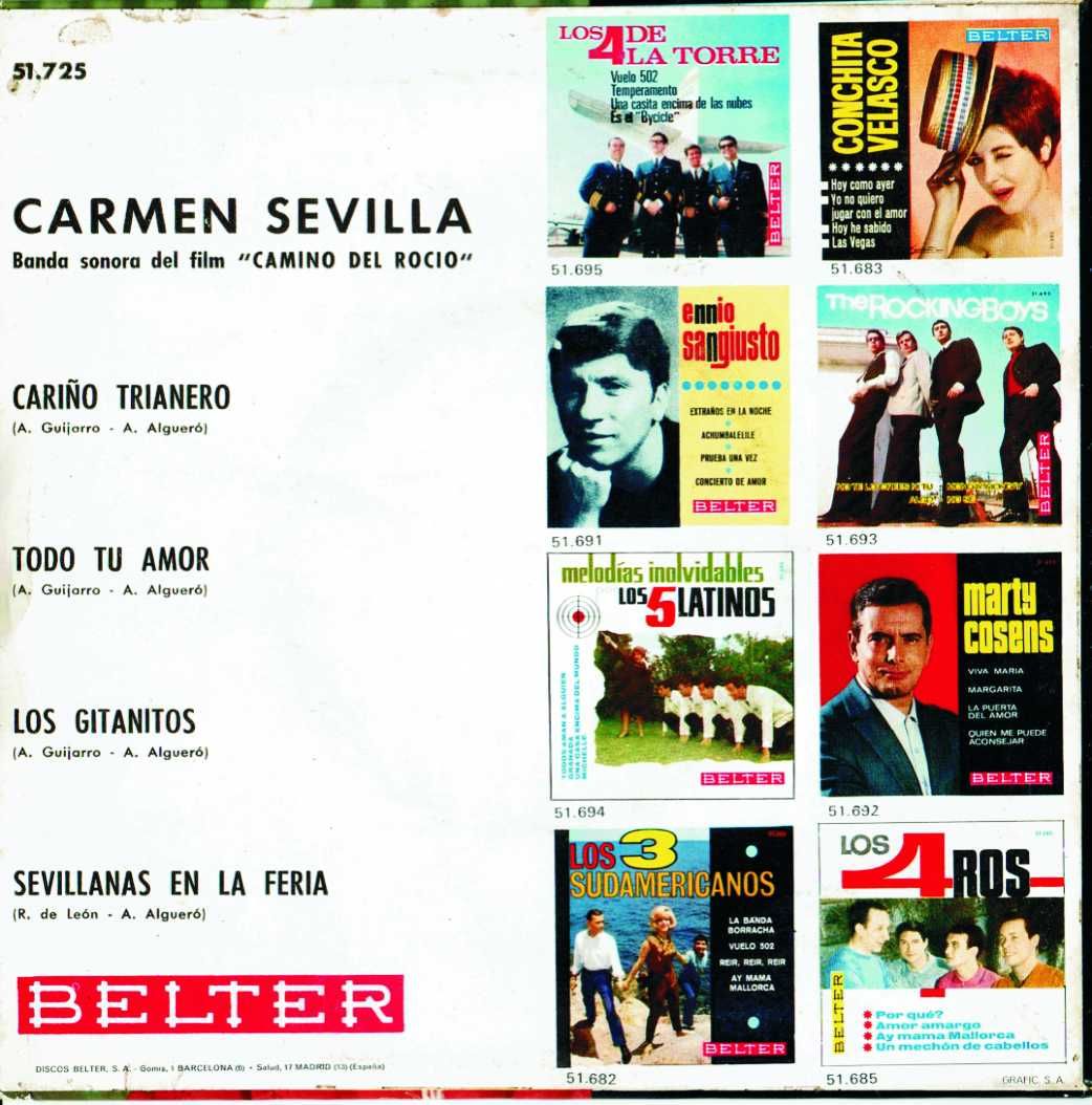 Carmen Sevilla ‎– Cariño Trianero