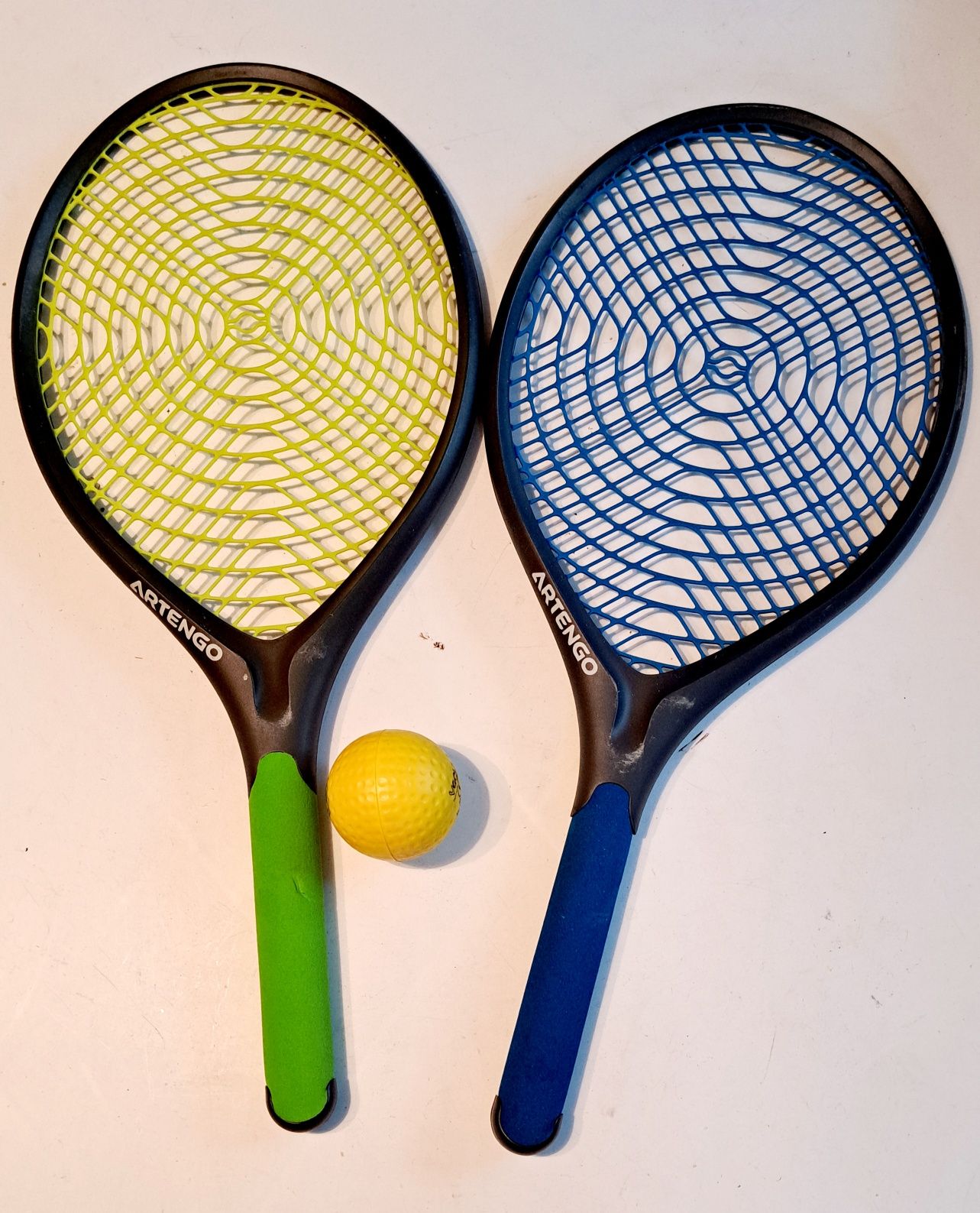 zestaw tenis funnyten: 2 rakiety i 1 piłka decathlon artengo rakietki