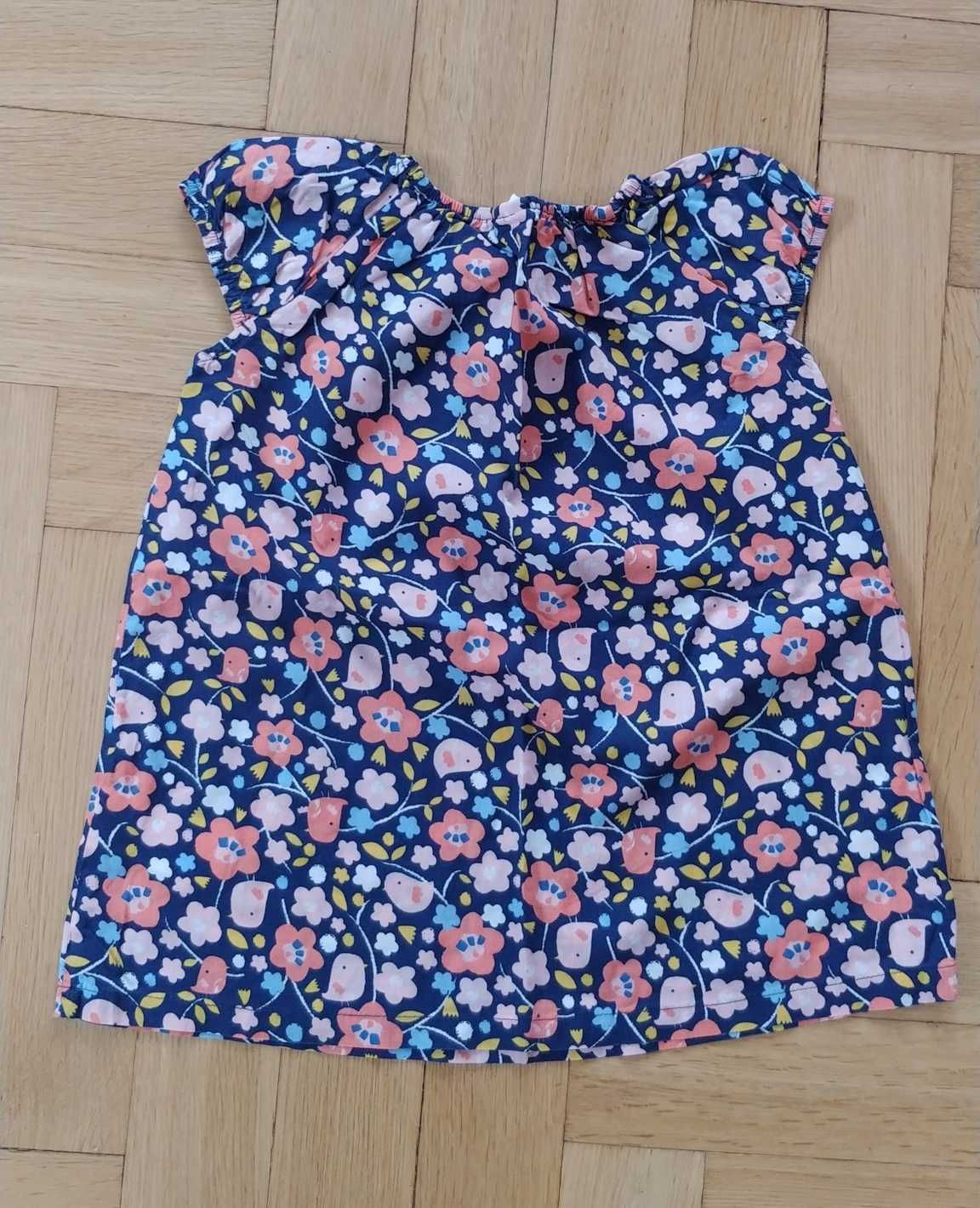 Sukienka dziewczęca w kwiatki H&M roz. 86