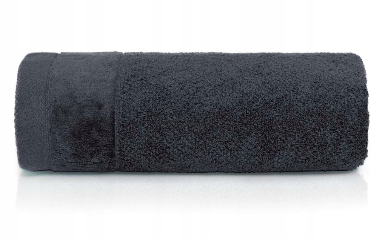 Ręcznik Vito 50x90 grafitowy frotte bawełniany
