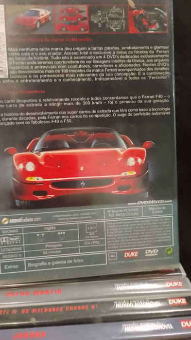Coleção Dvd´s Mundo Automóvel 24 Horas 12 Unidades