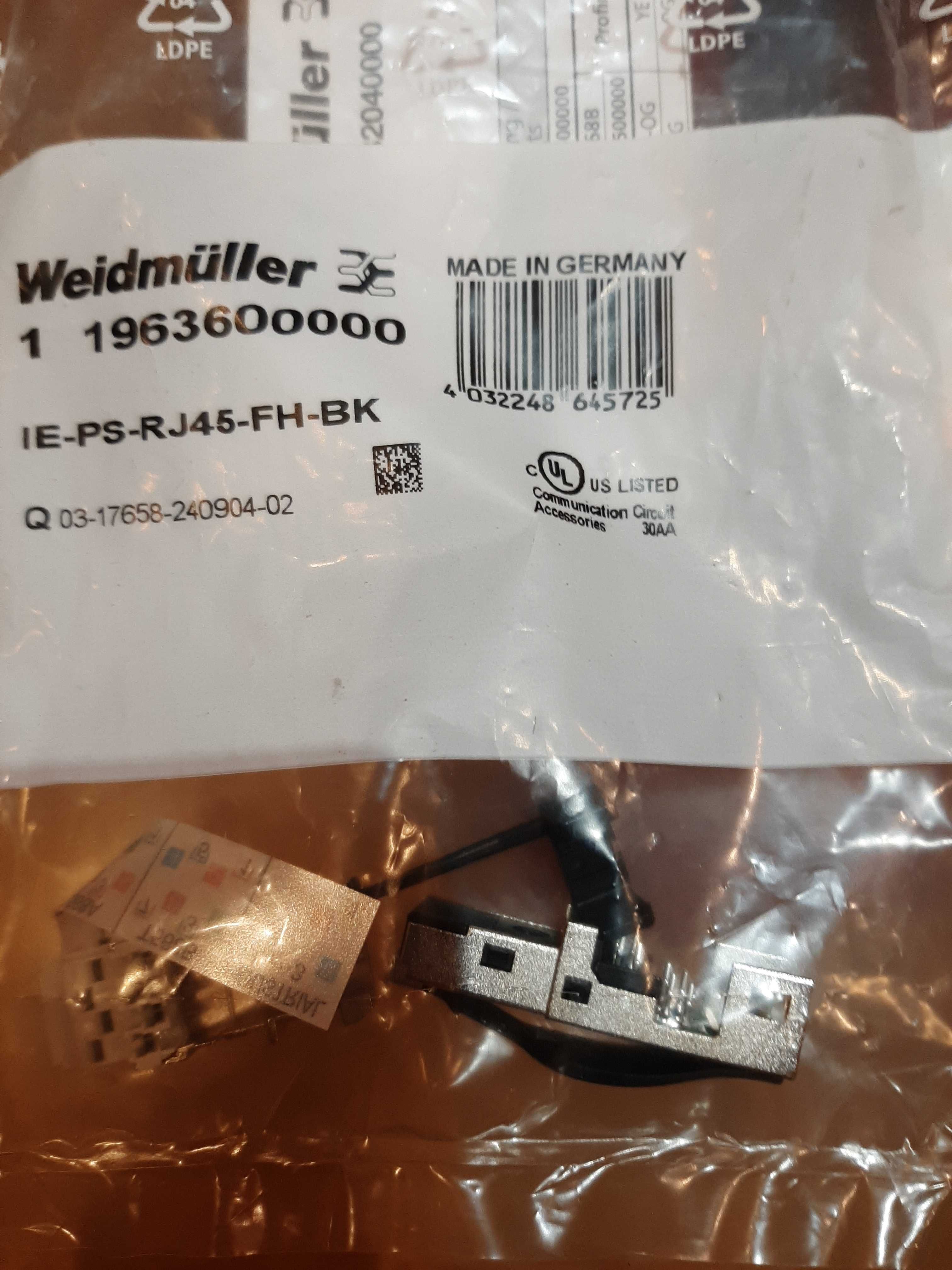 Wtyk męski RJ45 Weidmüller