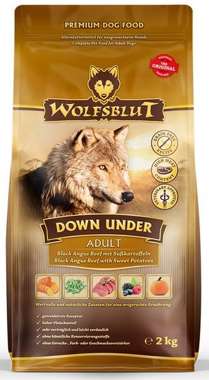Karma bezzbożowa dla psów dorosłych Wolfsblut Wołowina Angus 12,5kg