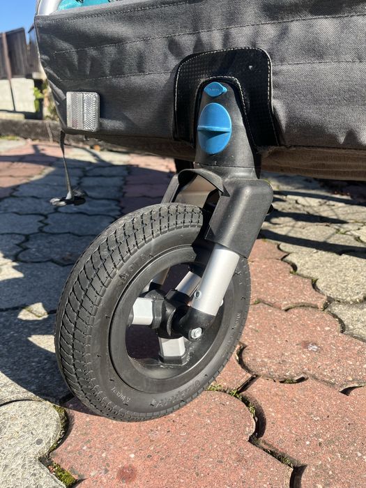 Przyczepka rowerowa QERIDOO SPORTREX2 plus mocowanie