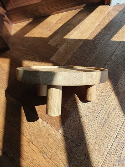 Stojak drewniany pod kwiatki kwietnik/doniczka/donica/podstawek/