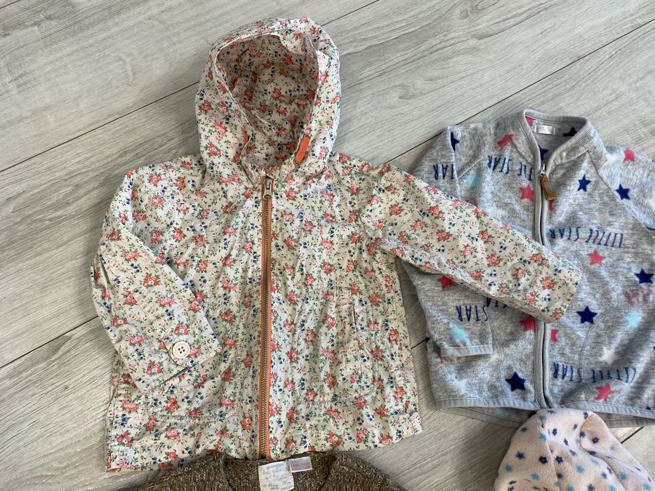 Kurteczka sweterek polarek da dziewczynki 86 cm kurtka polat sweter