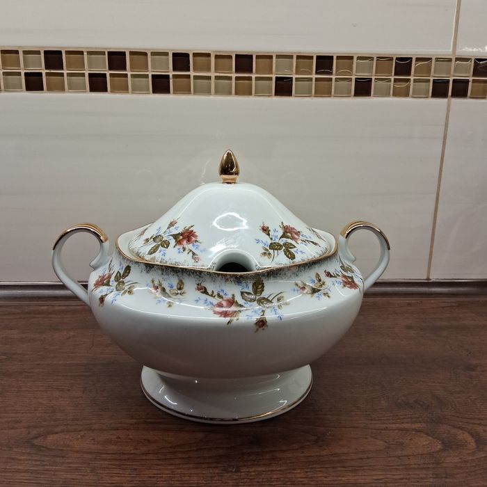 Porcelanowa waza Iwona Chodzież różyczka  + gratis