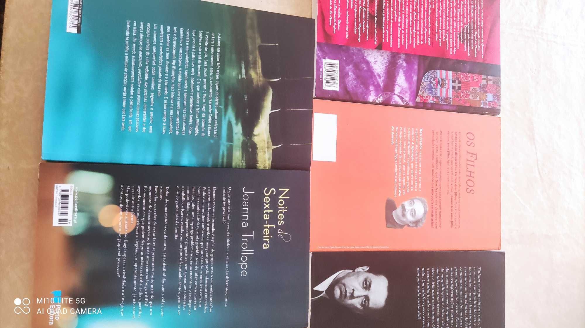 Conjunto 5 livros em muito bom estado (só vendo o conjunto):