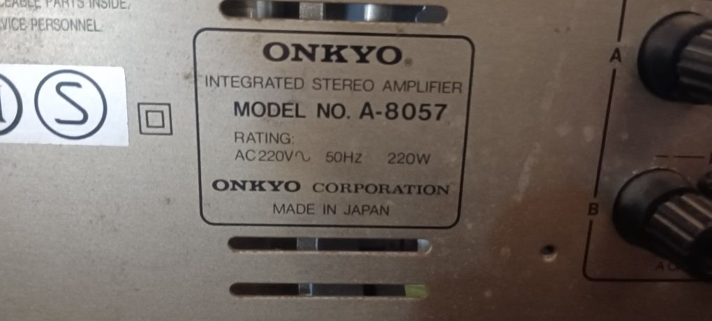 Amplificador Onkyo Integra A-8057 2 canais