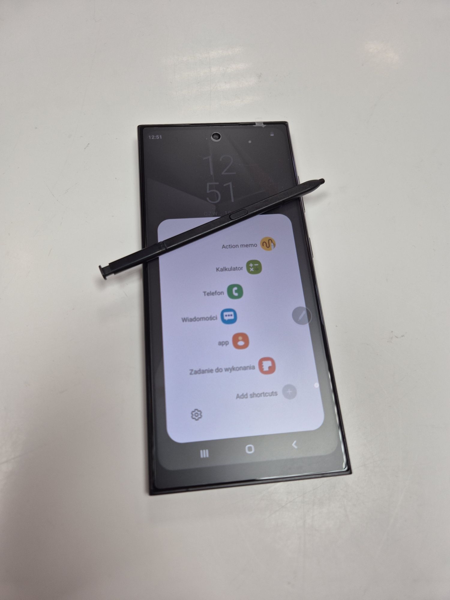Smartfon C37 Ultra 5G 8+256GB Android 12+48MP Rysik CZARNY