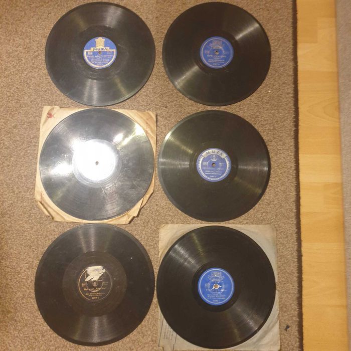 6.Płyty szelakowe.Polskie.