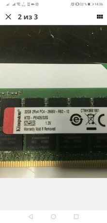 Продам 32GB Kingston KTD-PE426/32G DDR4 2666MHz ECC Reg - 5300 грн
