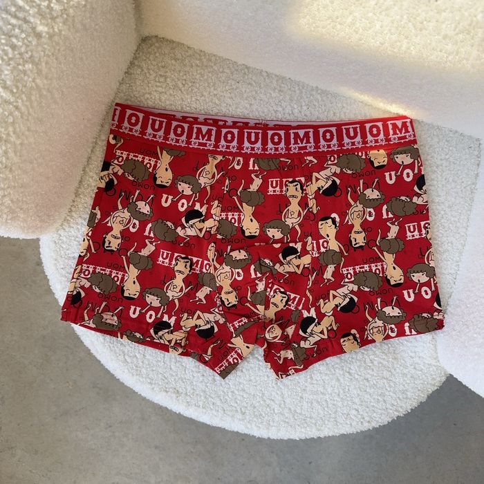 Новорічні, чоловічі, бавовняні труси на подарунок «книга кохання»