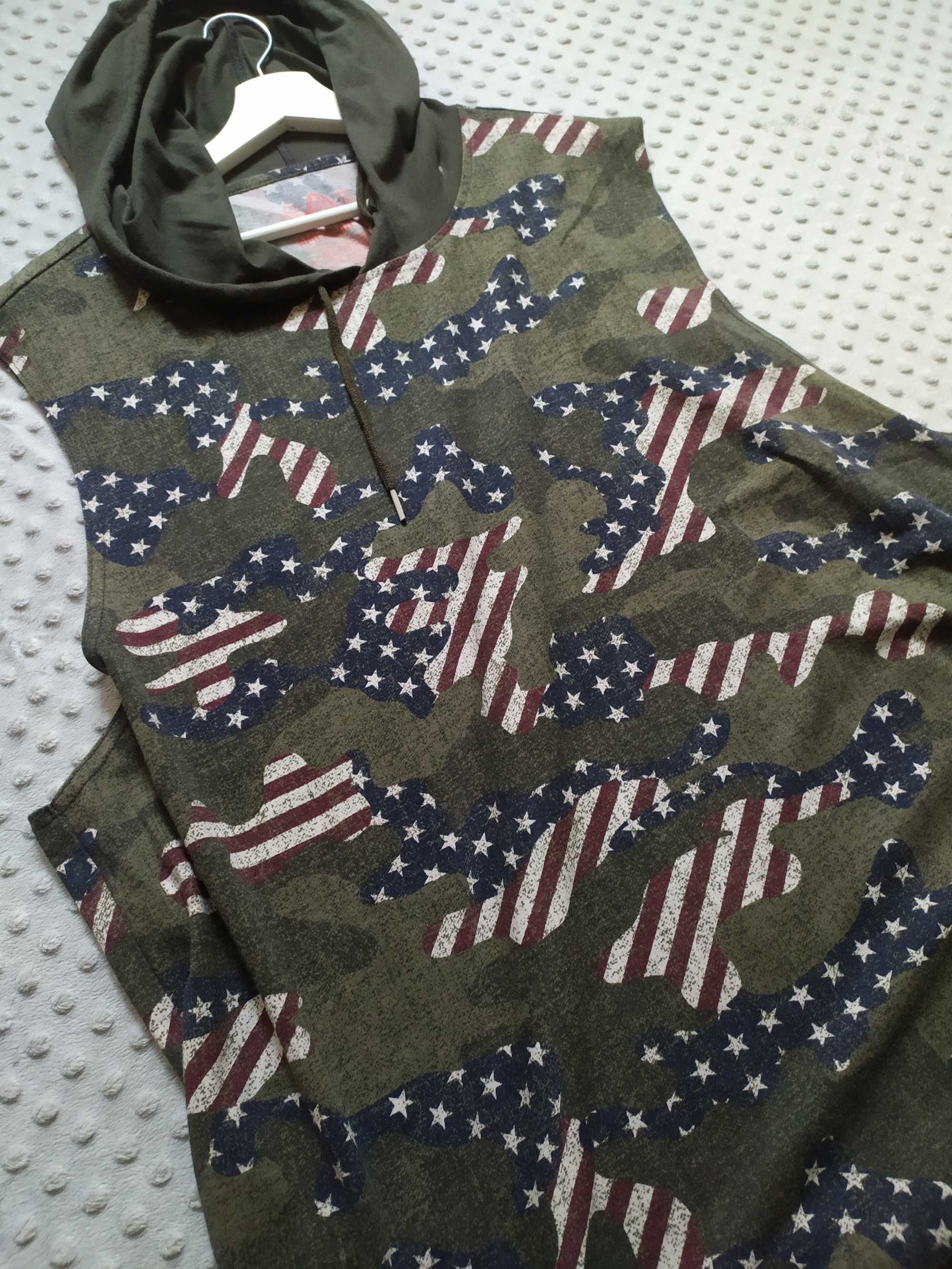 Bluzka damska bez rękawów Americano RAg XXL kamizelka