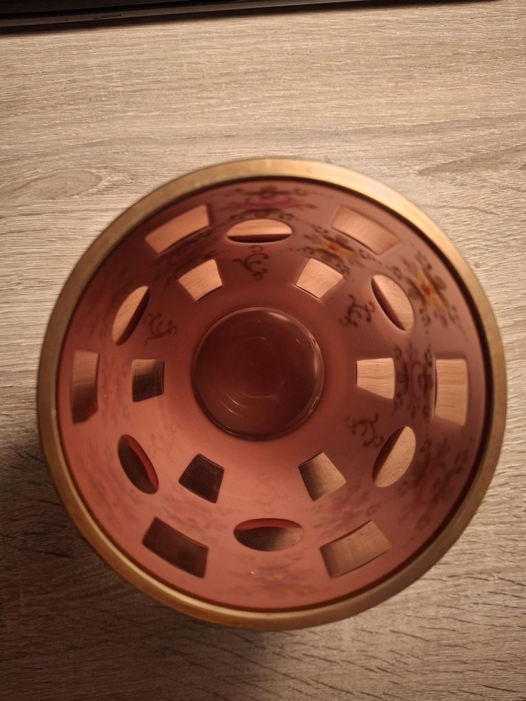 Wazon szkło warstwowe Bohemia. Biedermeier