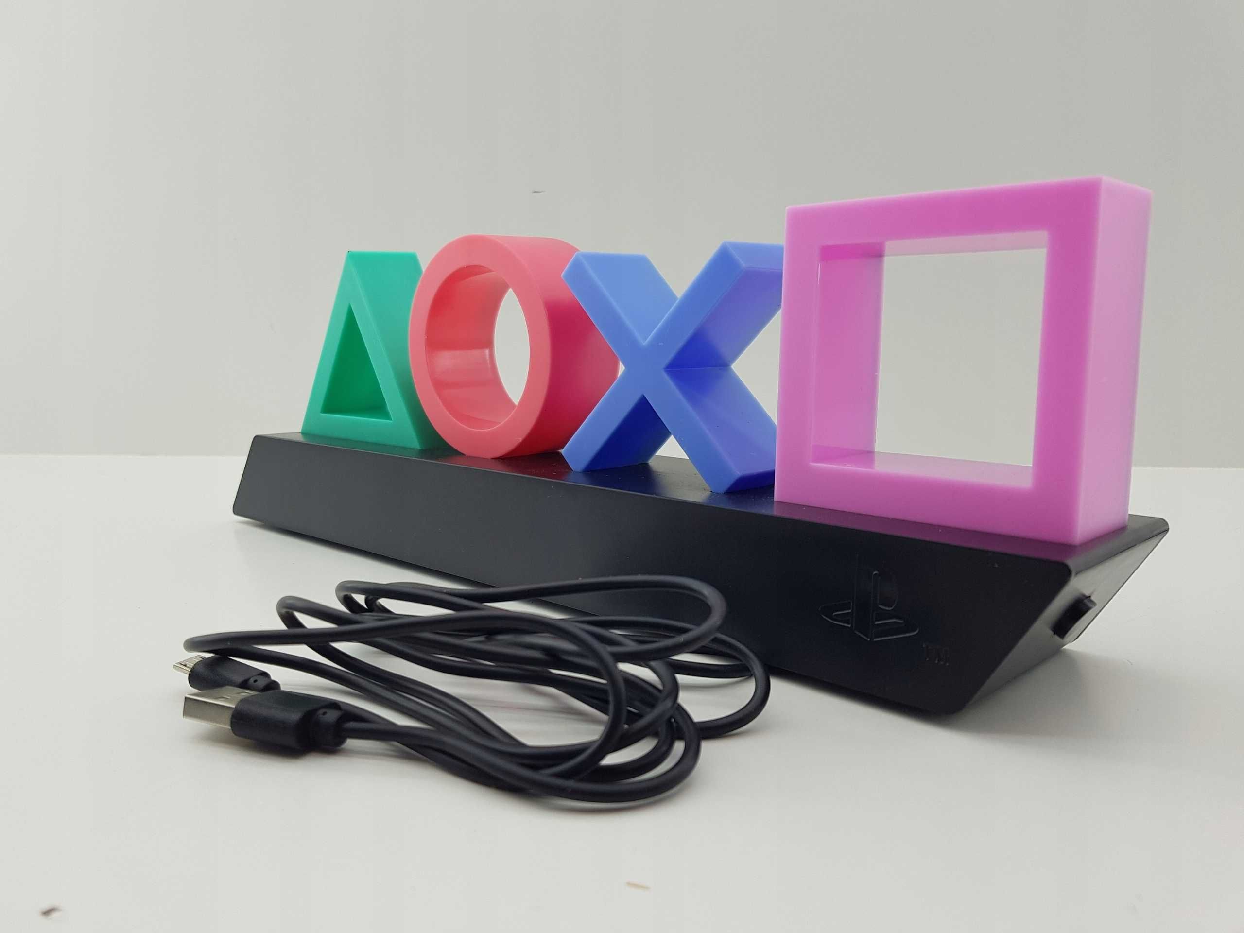 Lampa nocna ozdobna Lampa logo PSC Playstation Icons Light