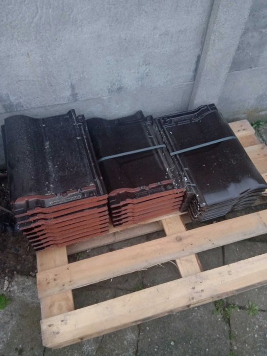 Okazja!! Dachówka ceramiczna Rubin 9V Braas 47 sztuk i 8 innych.