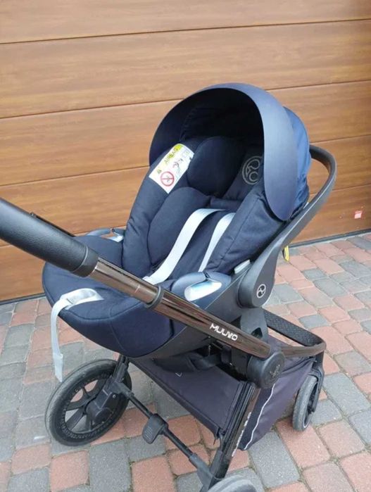 Wózek spacerowy Muuvo QUICK 3.0 Chrome nosidełko łupina Cybex
