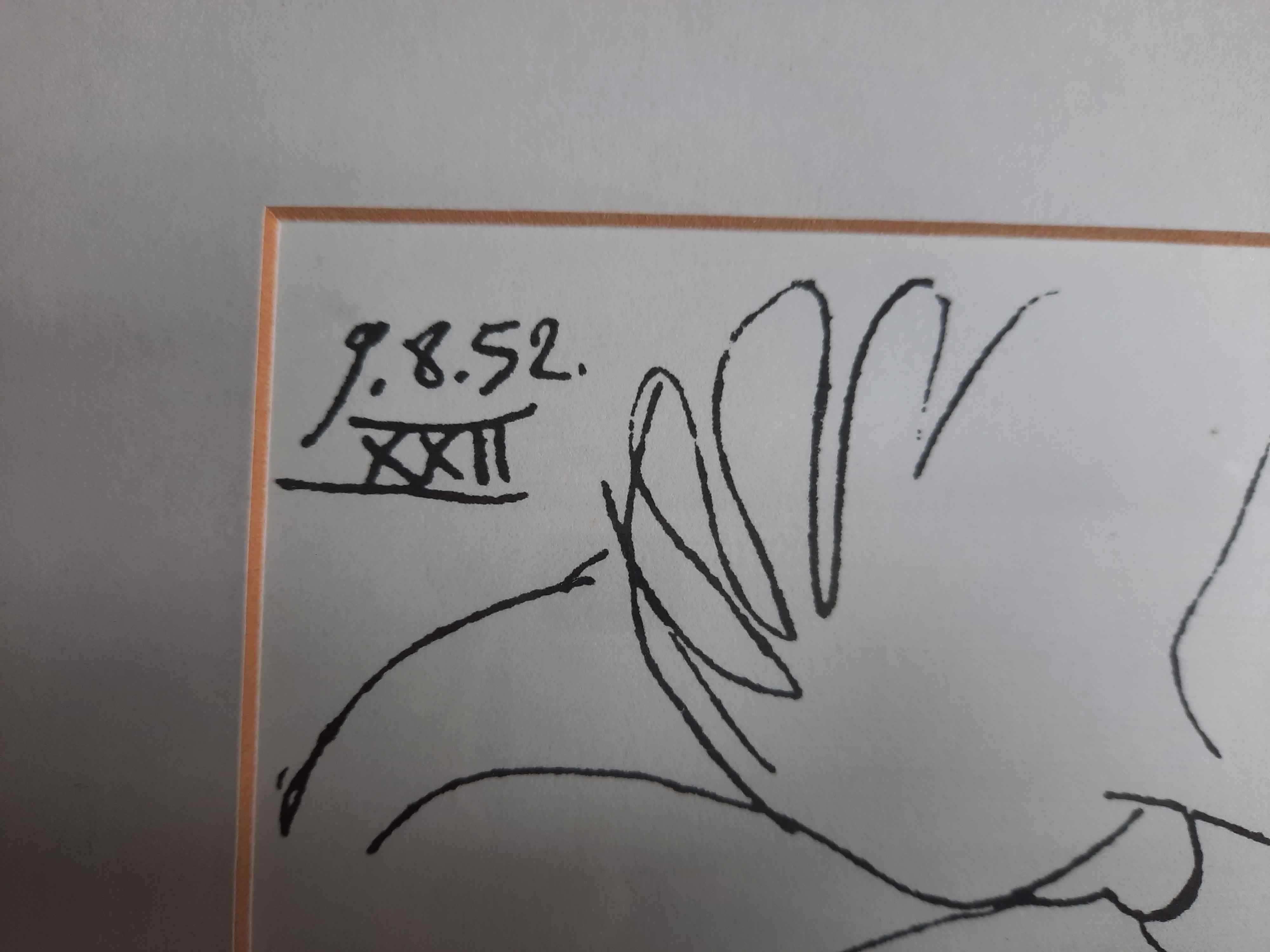 Pablo Picasso Śpiąca Kobieta King & Mc Gaw Sygnowany Druk Artystyczny