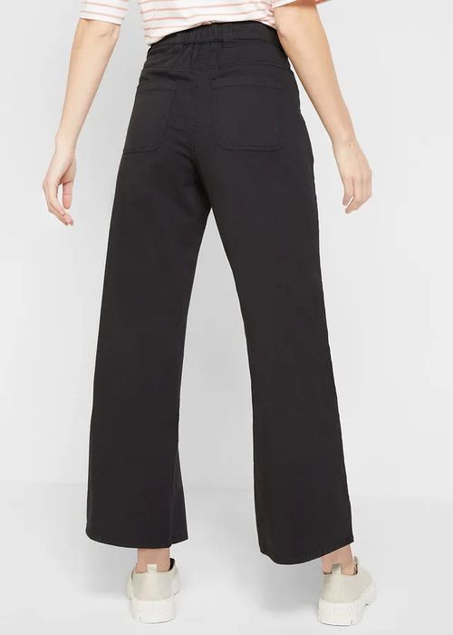 B.P.C spodnie czarne wide leg, high waist r.50