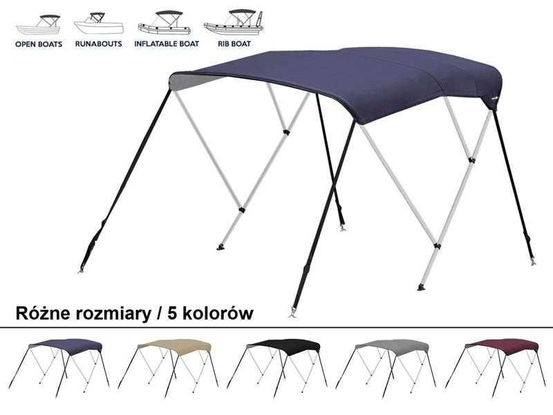 Daszek do łodzi • BIMINI–TOP • 3 Łukowy / Wymiary 183x140x130 cm.