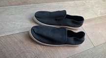 Granatowe espadryle materiałowe 43
