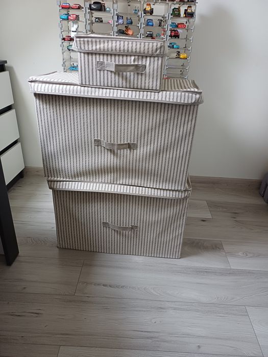 Pudełka na zabawki 3 szt
