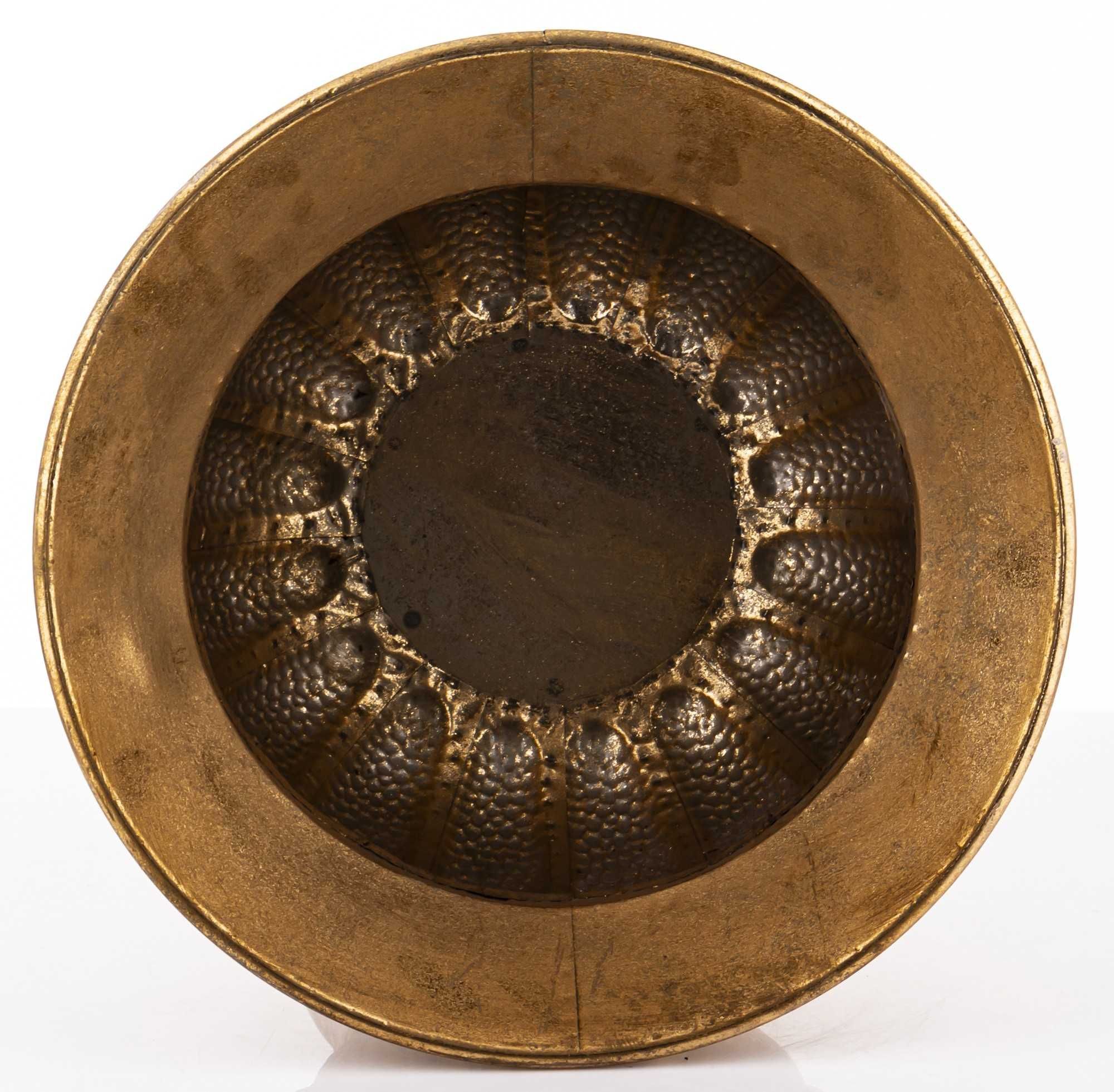 Wazon Osłonka Doniczka Metalowa Antyczna Puchar Kielich 57 cm. 175640