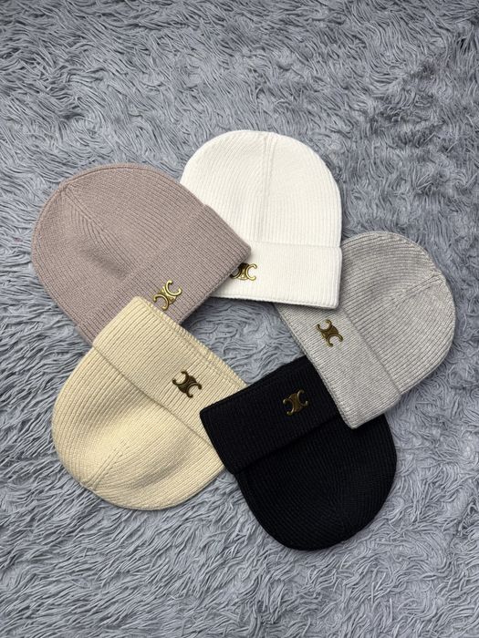 Жіноча шапка з додаванням вовни, зимова. Бренд CELINE